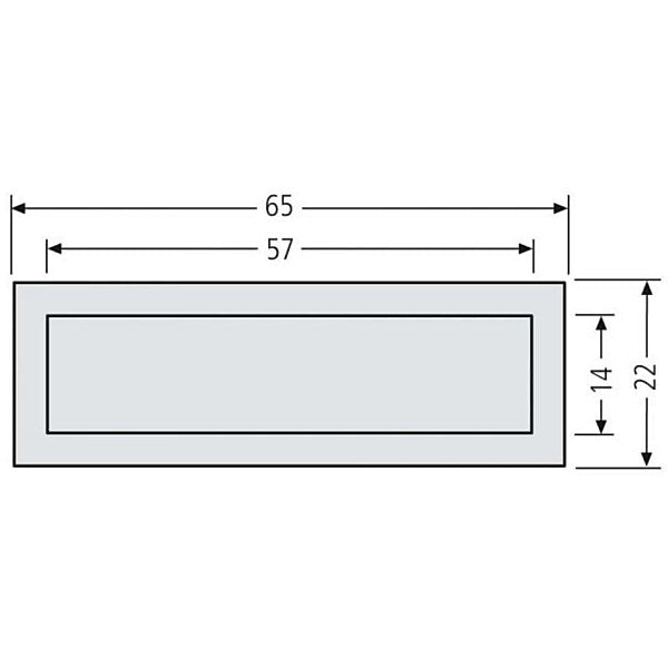 Renz Kombitaster LIRA 65x22 weiss 97-9-85116 ws